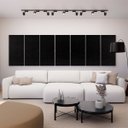 Ver imagem 1 de Painel Acústico Absorvedor Decorativo 120x60 Skal 8 Maestra Acústica:preto