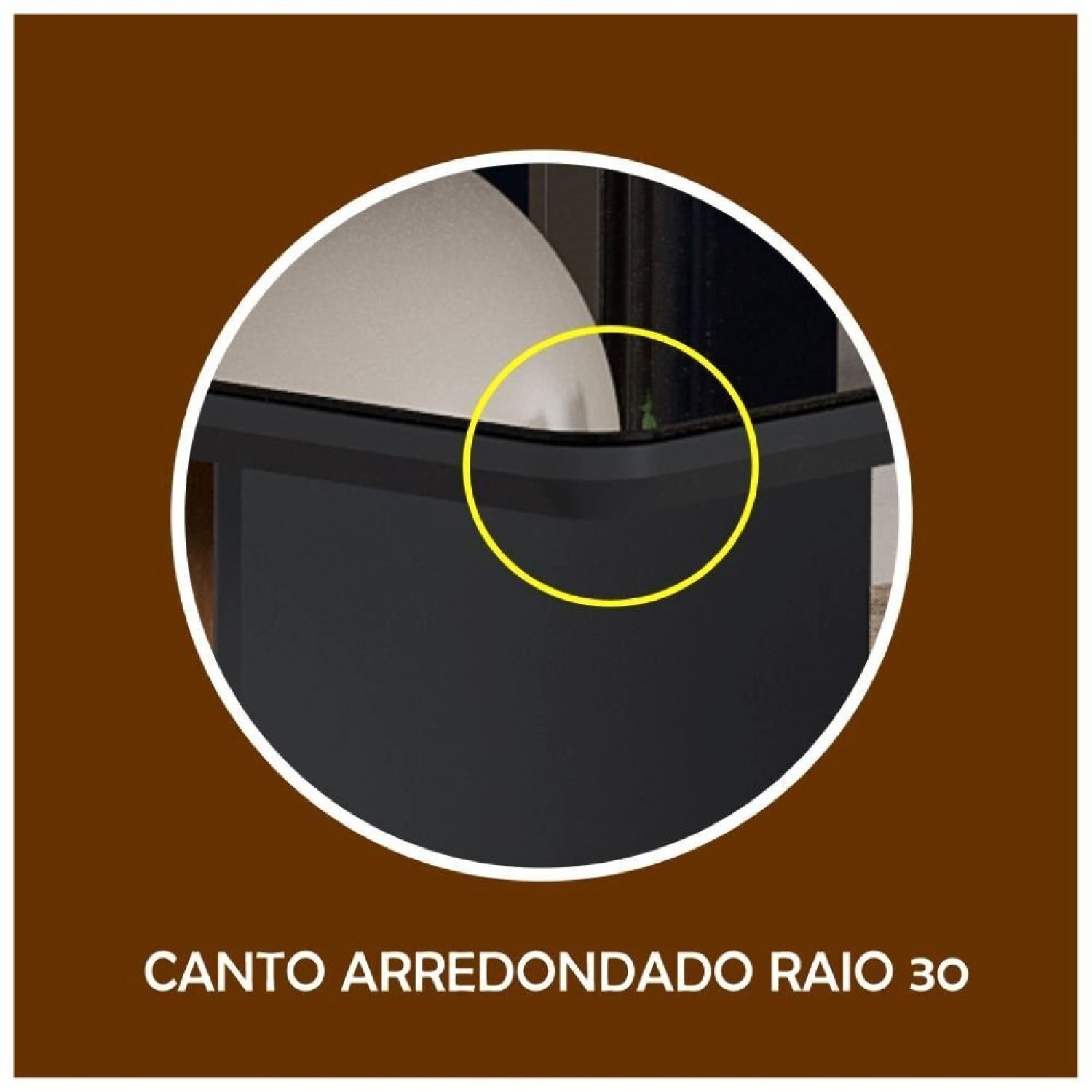 Conjunto Sala de Jantar Mesa Lara 2000 Tampo Vidro Canto Arredondado com 8 Cadeiras Elegance - 9