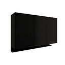 Ver imagem 1 de Armário Aéreo P/ Cozinha Alpha 2501 C/ 3 Portas 120cm Preto - Carraro