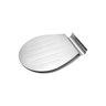 Espatula Salva Bolo Placa Aço Inox Base Redonda 33x26cm - 5