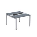 Ver imagem 2 de Estação de Trabalho Mesa Plataforma Escritório Dupla para 2 Pessoas com Caixa de Tomada PDC