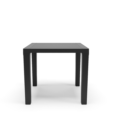 Mesa Multiuso Quadrada Plástica 80 Cm Niala Plaxmetal Preta