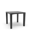 Ver imagem 3 de Mesa Multiuso Quadrada Plástica 80 Cm Niala Plaxmetal Preta