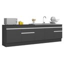 Ver imagem 1 de Kit Balcão de Cozinha para Pia 150cm e Balcão 120cm Veneza Multimóveis Mp2286