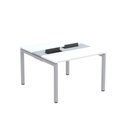 Ver imagem 2 de Estação de Trabalho Mesa Plataforma Escritório Dupla para 2 Pessoas com Caixa de Tomada PDC