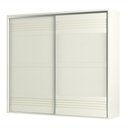 Ver imagem 1 de Guarda Roupa 100% Mdf Casal 2,67m com 2 Portas de Correr Tw603 Dalla Costa-off White