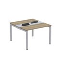 Ver imagem 2 de Estação de Trabalho Mesa Plataforma Escritório Dupla para 2 Pessoas com Caixa de Tomada PDC
