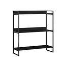 Ver imagem 2 de Buffet Aparador Industrial 3 Prateleiras Córdoba 95cm Preto