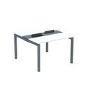 Ver imagem 2 de Estação de Trabalho Mesa Plataforma Escritório Dupla para 2 Pessoas com Caixa de Tomada PDC