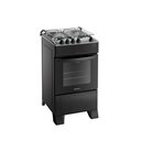 Ver imagem 2 de Fogão Atlas 4 Bocas Mônaco Top com Mesa Inox Preto Bivolt