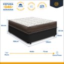 Ver imagem 5 de Cama Box Baú + Colchão de Viúva Ortobom D45 Iso 150 128x188x60 Cm
