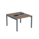 Ver imagem 2 de Estação de Trabalho Mesa Plataforma Escritório Dupla para 2 Pessoas com Caixa de Tomada PDC