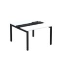 Ver imagem 2 de Estação de Trabalho Mesa Plataforma Escritório Dupla para 2 Pessoas com Caixa de Tomada PDC