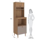 Ver imagem 3 de Kit Duplo para Fornos com Nicho 60cm 2 Portas Marti