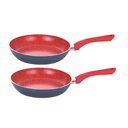 Ver imagem 1 de Kit 2 Frigideiras Indução Cerâmica 3,7mm 20cm Não Gruda Onix
