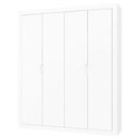 Ver imagem 6 de Berço Multifuncional Formare e Guarda Roupa Tutto New 4 Portas Branco Acetinado - Matic