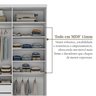 Guarda-roupa Solteiro 100% Mdf Bp com 2 Portas e 1 Espelho Geneve - 9