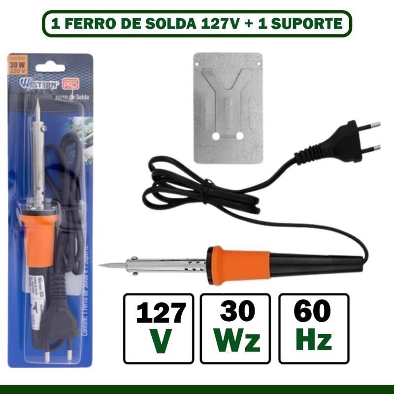 Ferro de Solda 30w G12/127 Western Voltagem:127v - 3