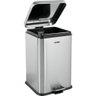Lixeira Retangular 20l Inox Vonder - 1