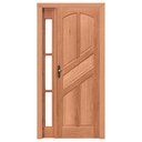 Ver imagem 1 de Kit Porta de Madeira Maciça PE22 Vidro Lateral de Cedro Arana Esel 213(A) X130(L) Lado Direito