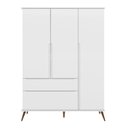 Ver imagem 2 de Guarda Roupa Infantil Branco Melinda Phoenix Baby