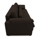 Ver imagem 7 de Sofá Retrátil Manual Sala de Estar Nolan Bipartido 332cm Conforto Premium em Couro Marrom G58 - Gran