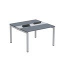 Ver imagem 2 de Estação de Trabalho Mesa Plataforma Escritório Dupla para 2 Pessoas com Caixa de Tomada PDC