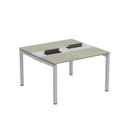 Ver imagem 2 de Estação de Trabalho Mesa Plataforma Escritório Dupla para 2 Pessoas com Caixa de Tomada PDC