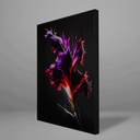 Ver imagem 2 de Quadro Decorativo Flower Gladioli Relevo