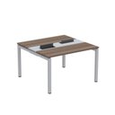 Ver imagem 2 de Estação de Trabalho Mesa Plataforma Escritório Dupla para 2 Pessoas com Caixa de Tomada PDC