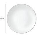 Ver imagem 3 de Jogo 4 Pratos Rasos de Jantar 27cm Porcelana Branca Legacy S