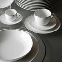 Ver imagem 5 de Jogo 4 Pratos Rasos de Jantar 27cm Porcelana Branca Legacy S
