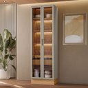 Ver imagem 6 de Cristaleira Led com Rodapé Allure Linea Brasil Mdf 70cm