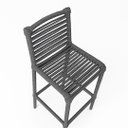 Ver imagem 4 de Banqueta de Corda Naval Cinza Quintal Suporta até 130kg