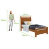 Cama Solteiro Reali 90 Frassino - Lopas - 3