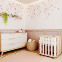 Ver imagem 7 de Berço Evolutivo 3 em 1 MDF e Madeira Maciça | Linha Loop Branco com Carvalho Malva
