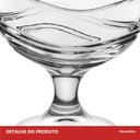 Ver imagem 2 de Jogo 6 Peças Conjunto de Sobremesa de Vidro 280ml Transparente 12x12x12cm Servir