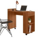 Ver imagem 1 de Mesa Pequena para Escritório Estudos 94cm Alessa M2 Lukaliam Jequitiba