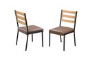 Ver imagem 2 de Conjunto Mesa Oliva 150cm 6 Cadeiras Londres Gol Decor Cinamomo/Preto/Marrom/Preto