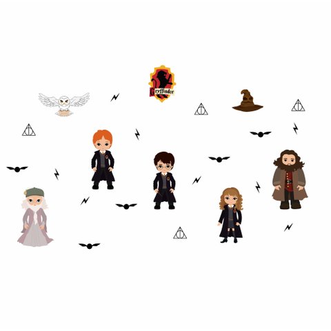 Adesivo de Parede Harry Potter