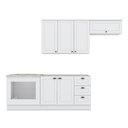 Ver imagem 4 de Cozinha 4 Peças Com Módulo De Forno De Embutir Amy Casa 812