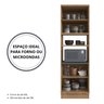 Cozinha Completa com Vidro Reflecta 5 Peças 9 Portas Viena - 13