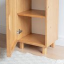 Ver imagem 3 de Mesa de Cabeceira Blumenau em Madeira Amêndoa