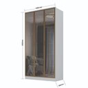 Ver imagem 4 de Guarda-roupa 3 Portas Reflecta Ravi