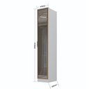 Ver imagem 4 de Guarda-roupa 1 Porta Reflecta Ravi