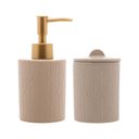 Ver imagem 1 de Conjunto 2 Peças para Banheiro de Cerâmica Sheet Bege - Wolff