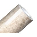 Ver imagem 1 de Papel de Parede Mármore Travertino Vinil Adesivo Impermeável Lavável Pia Box Mesa Banheiro 2m X 60cm