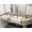 Ver imagem 2 de Papel de Parede Mármore Travertino Vinil Adesivo Impermeável Lavável Pia Box Mesa Banheiro 2m X 60cm