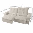 Ver imagem 3 de Sofá Retrátil e Reclinável 270 Cm Porto Belo