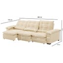 Ver imagem 3 de Sofá Retrátil e Reclinável 290 Cm Porto Belo